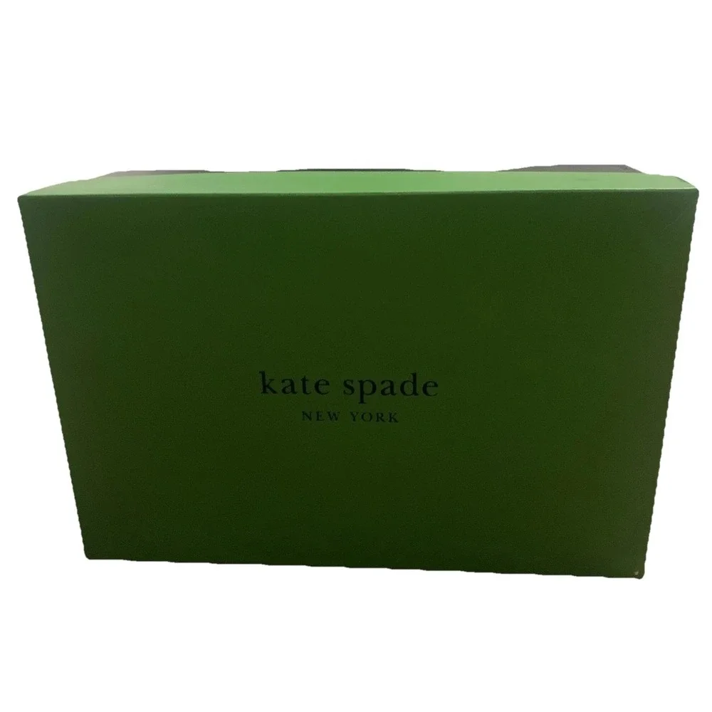 $178 KATE SPADE NEW YORK Women's 7B Gold Ankle Leather Gladiator Sandals Shoes